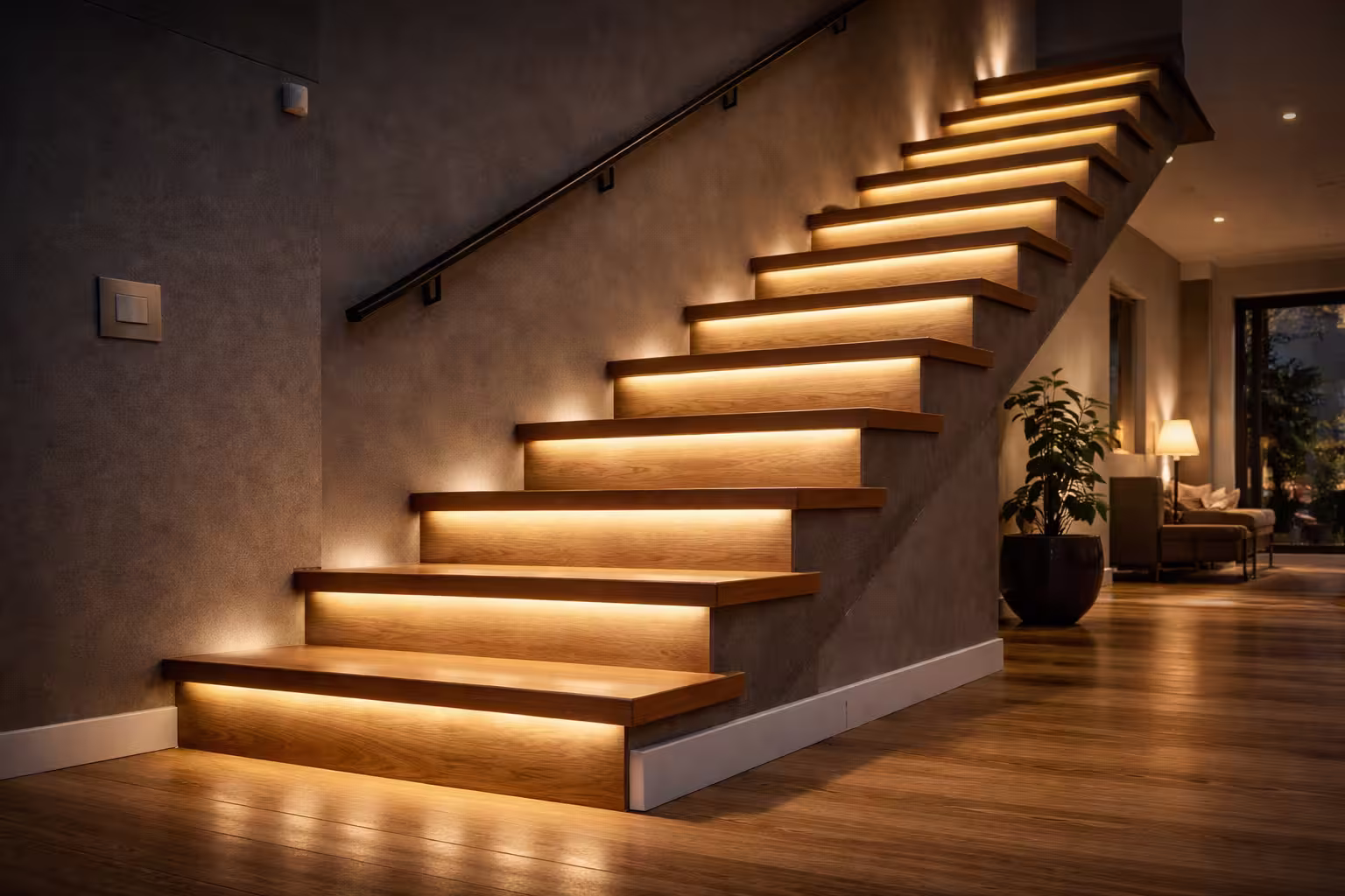 Automatizar una escalera: cuando la domótica mejora el diseño