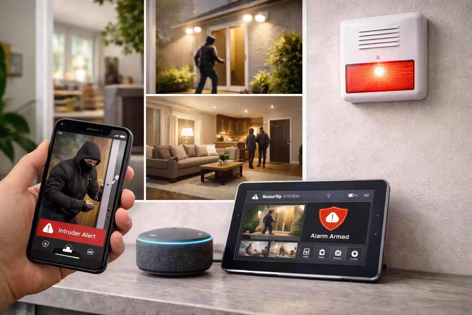 Equipo de seguridad en hogar